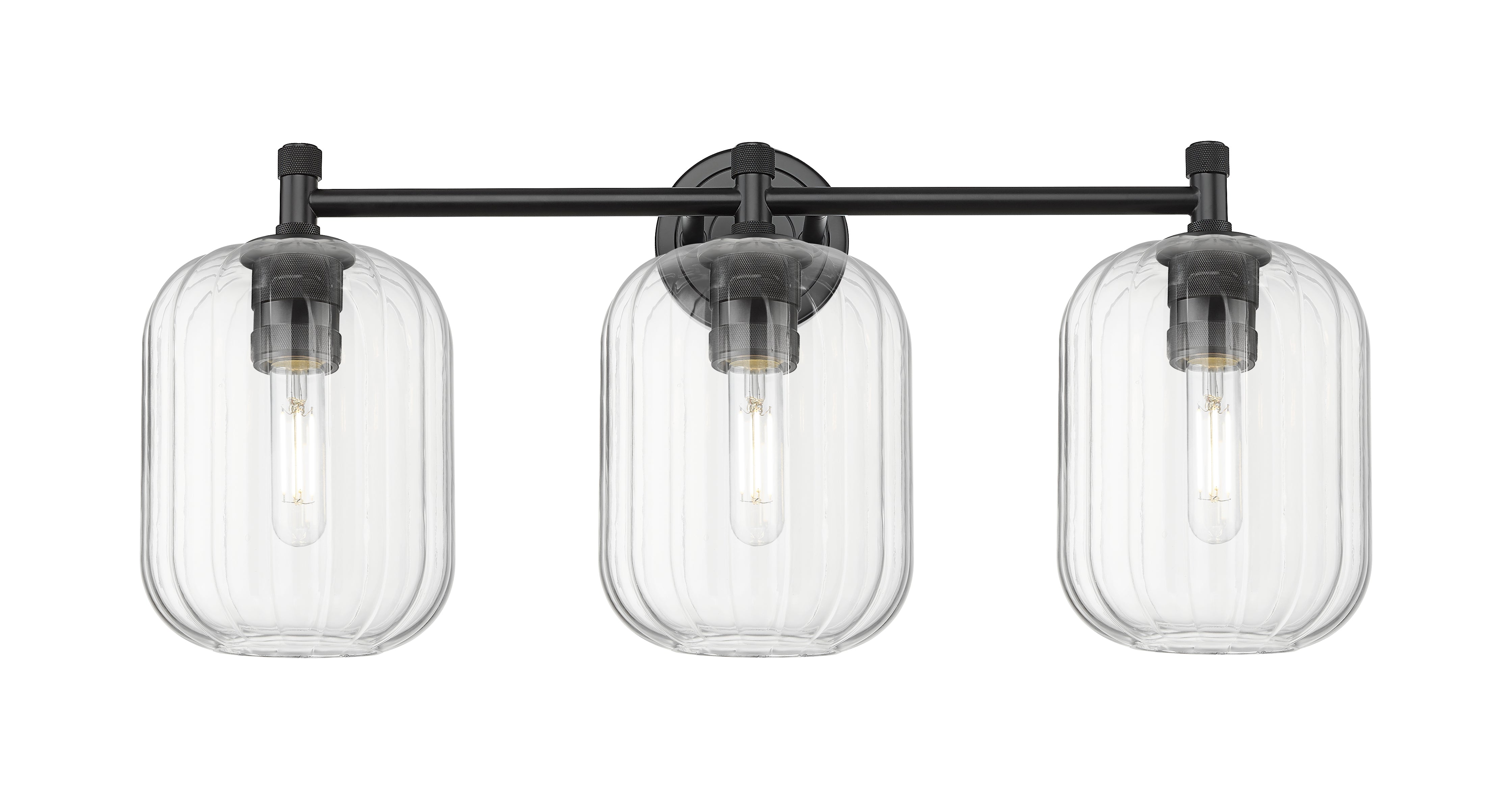 Downtown Urban Bath Vanity Light Steel Brass