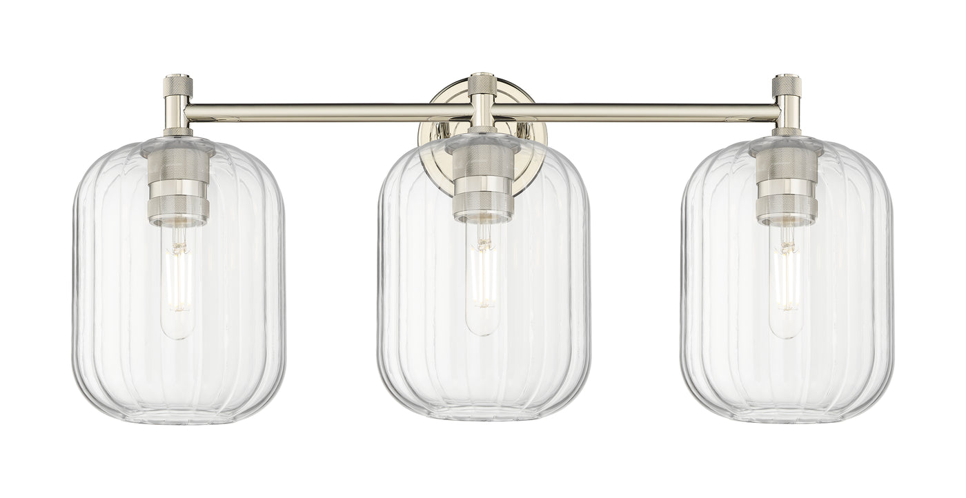 Downtown Urban Bath Vanity Light Steel Brass