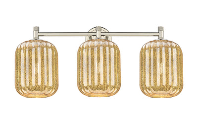 Downtown Urban Bath Vanity Light Steel Brass
