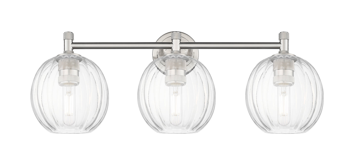 Downtown Urban Bath Vanity Light Glass Brass