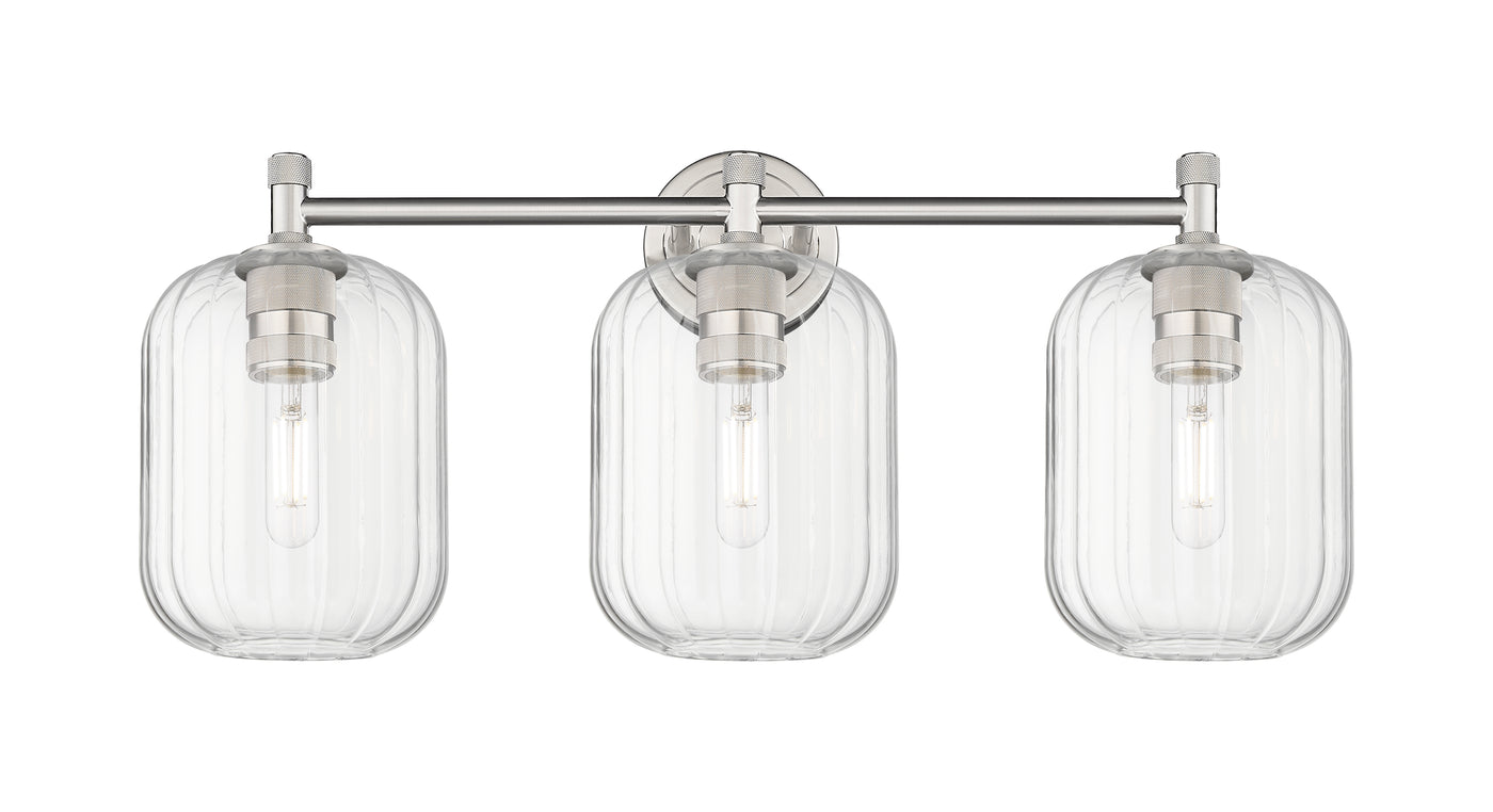 Downtown Urban Bath Vanity Light Steel Brass