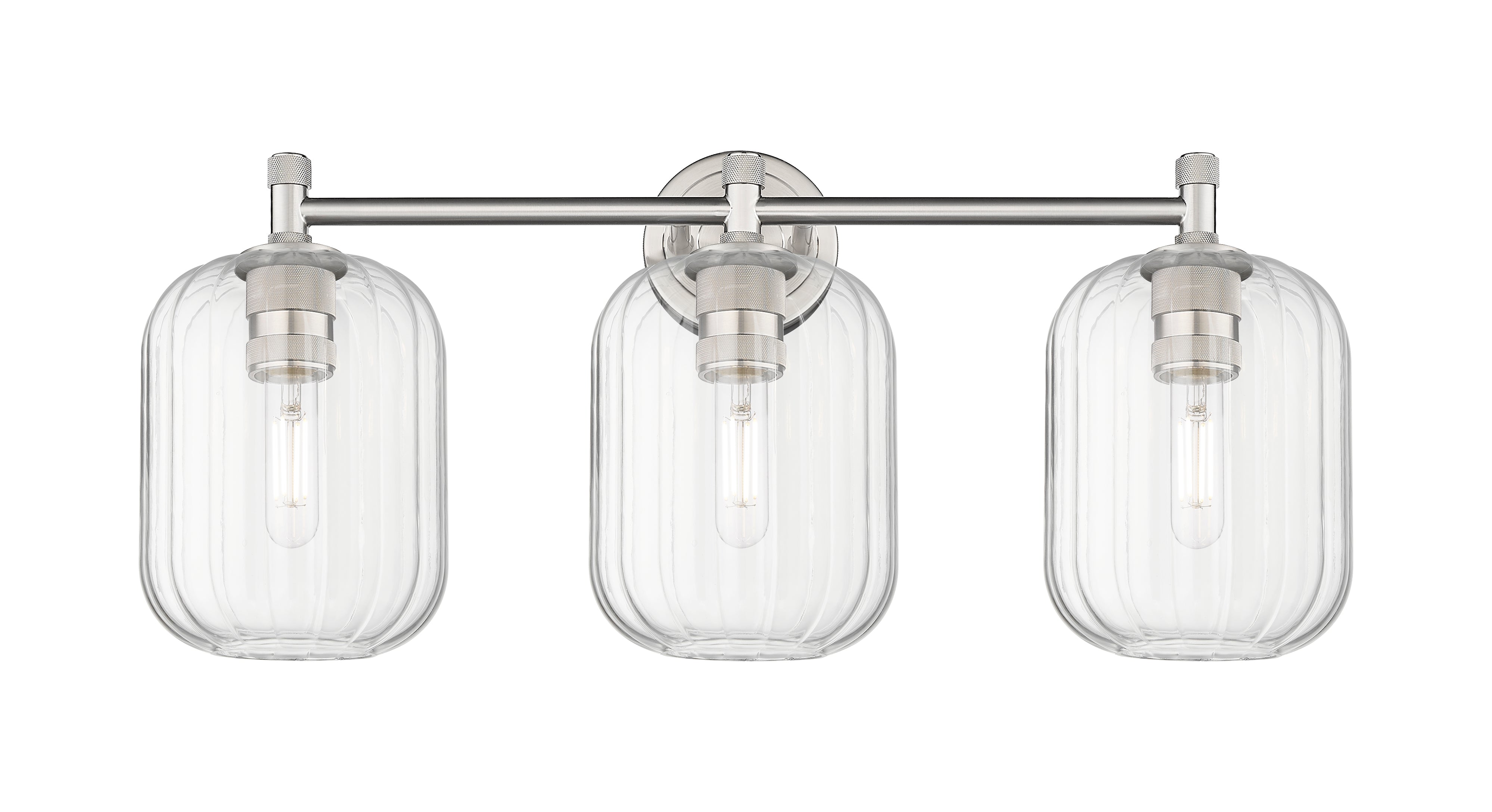 Downtown Urban Bath Vanity Light Steel Brass