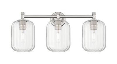 Downtown Urban Bath Vanity Light Steel Brass