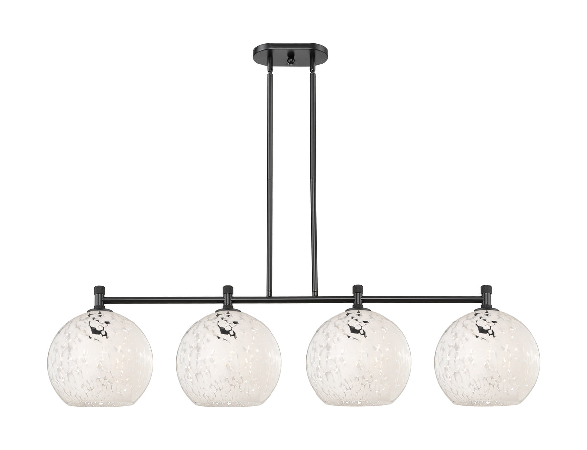 50-Inch 4-Light Stem-Hung Island Light 11.625-Inch High