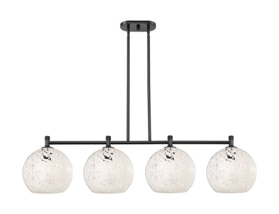 Downtown Urban Island Light Cast Brass