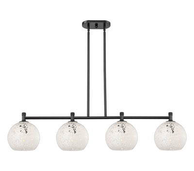Downtown Urban Island Light Cast Brass Steel