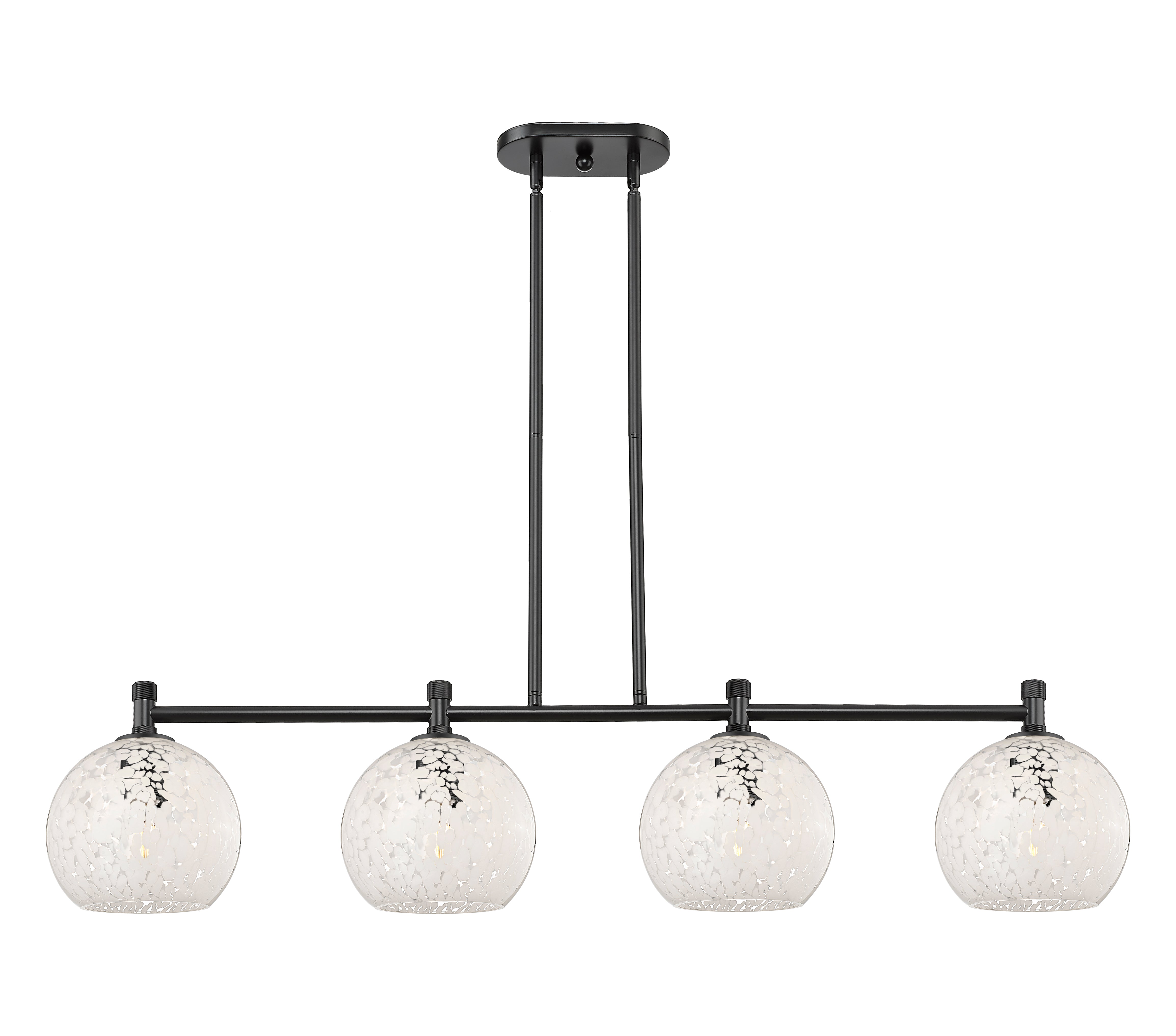 Downtown Urban Island Light Cast Brass Steel