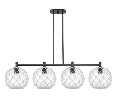 Downtown Urban Island Light Cast Brass