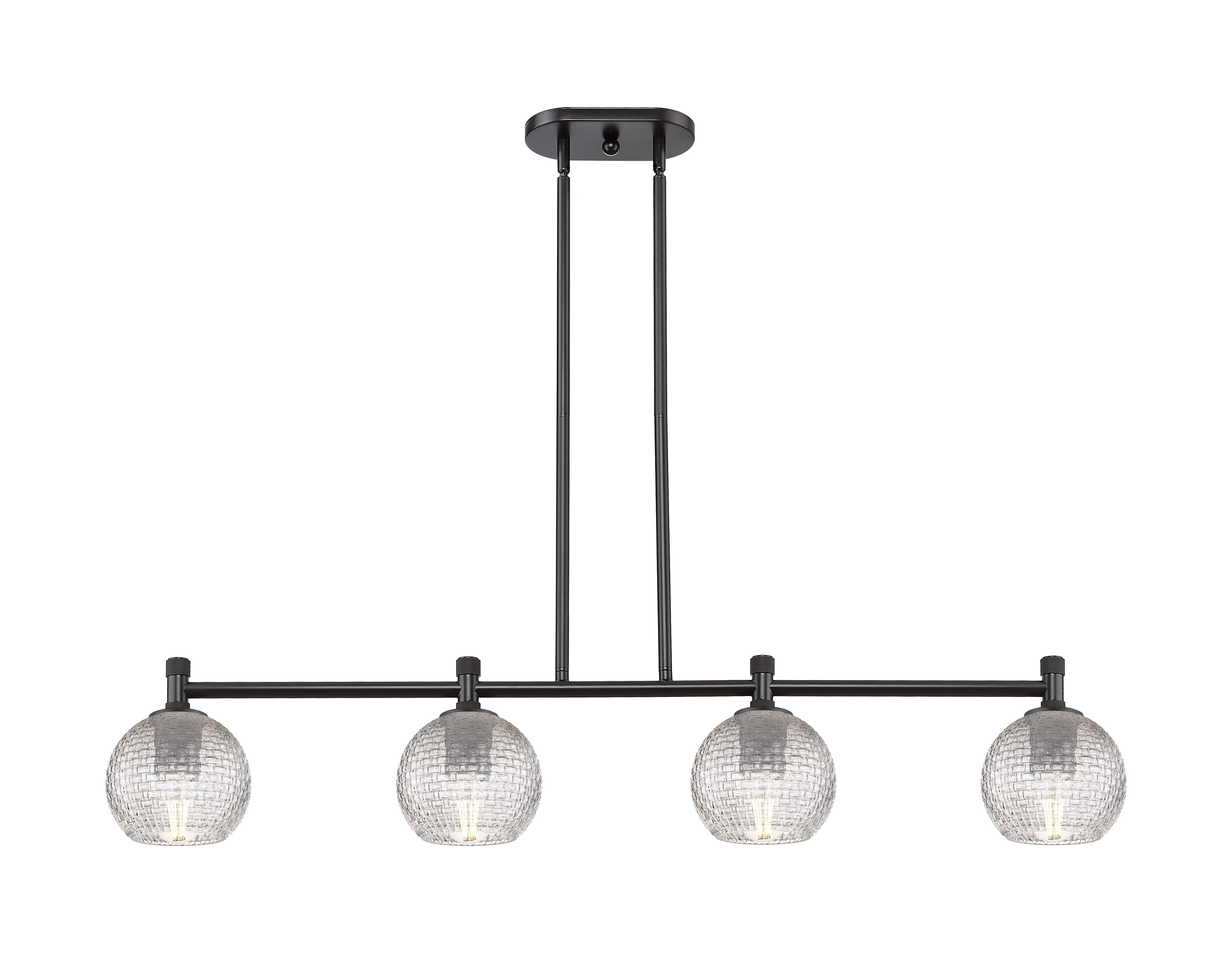 Downtown Urban Island Light Cast Brass