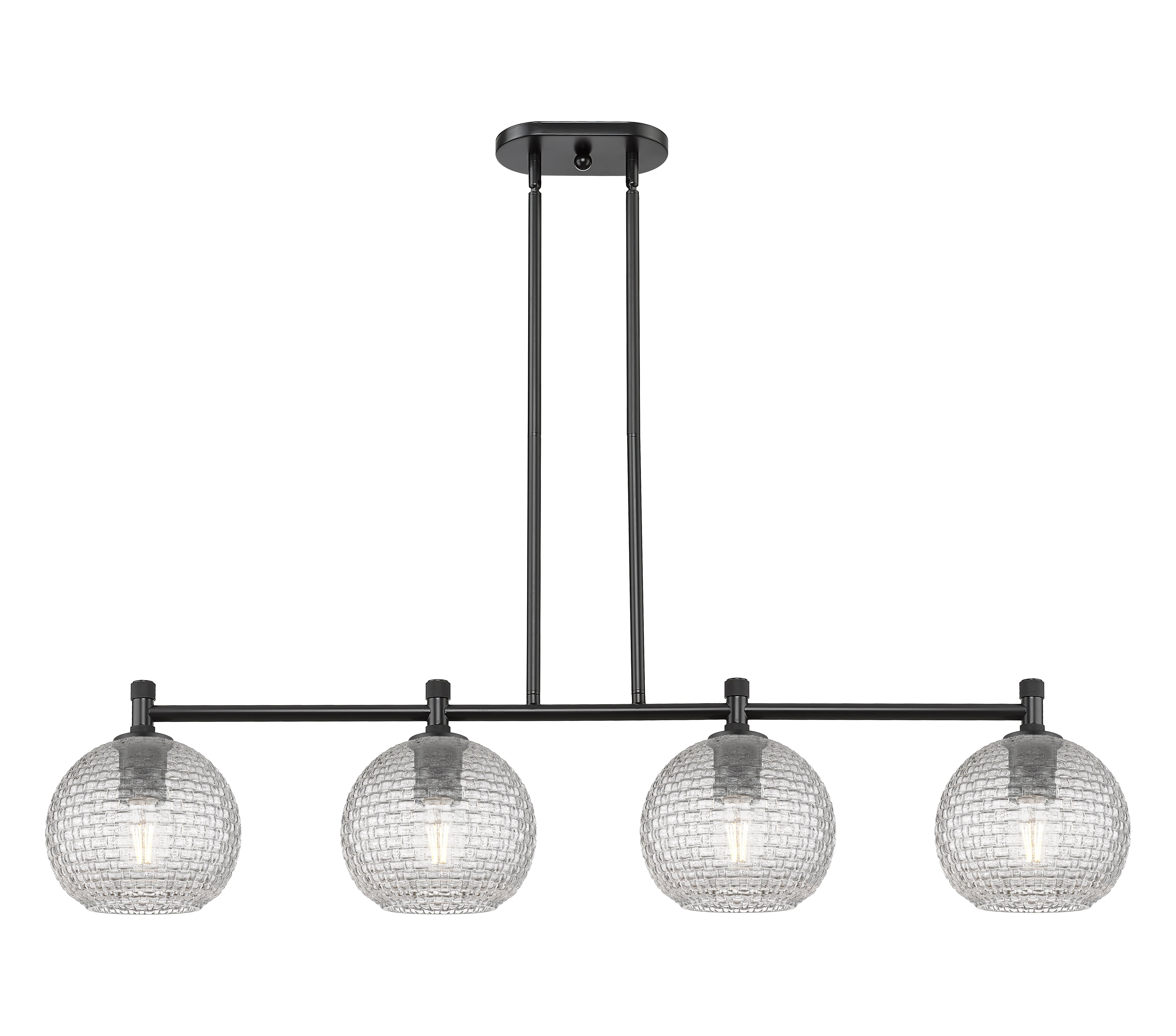 Downtown Urban Island Light Cast Brass