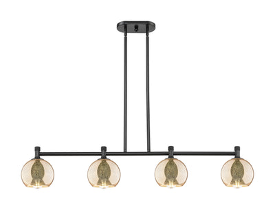 Downtown Urban Island Light Cast Brass Steel