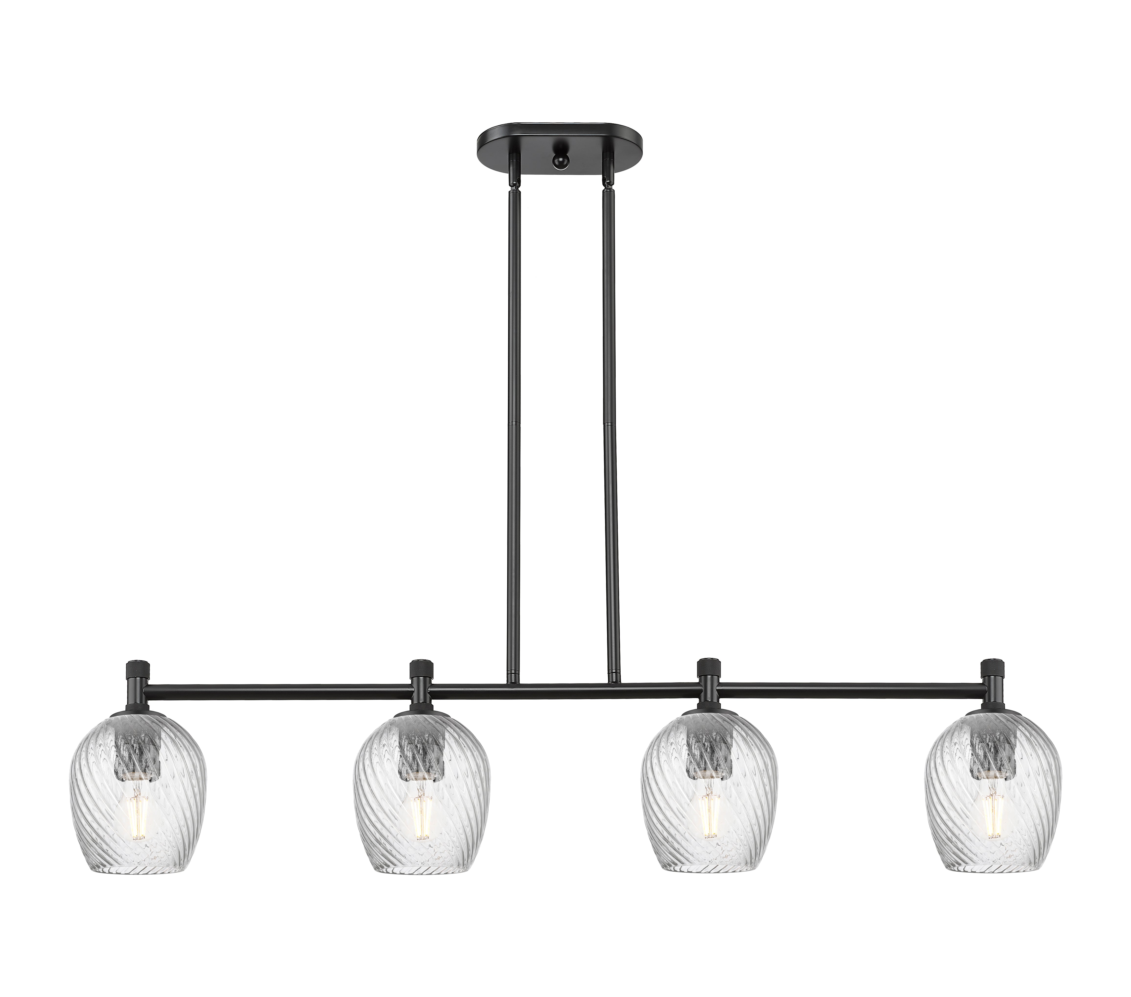 Downtown Urban Island Light Cast Brass
