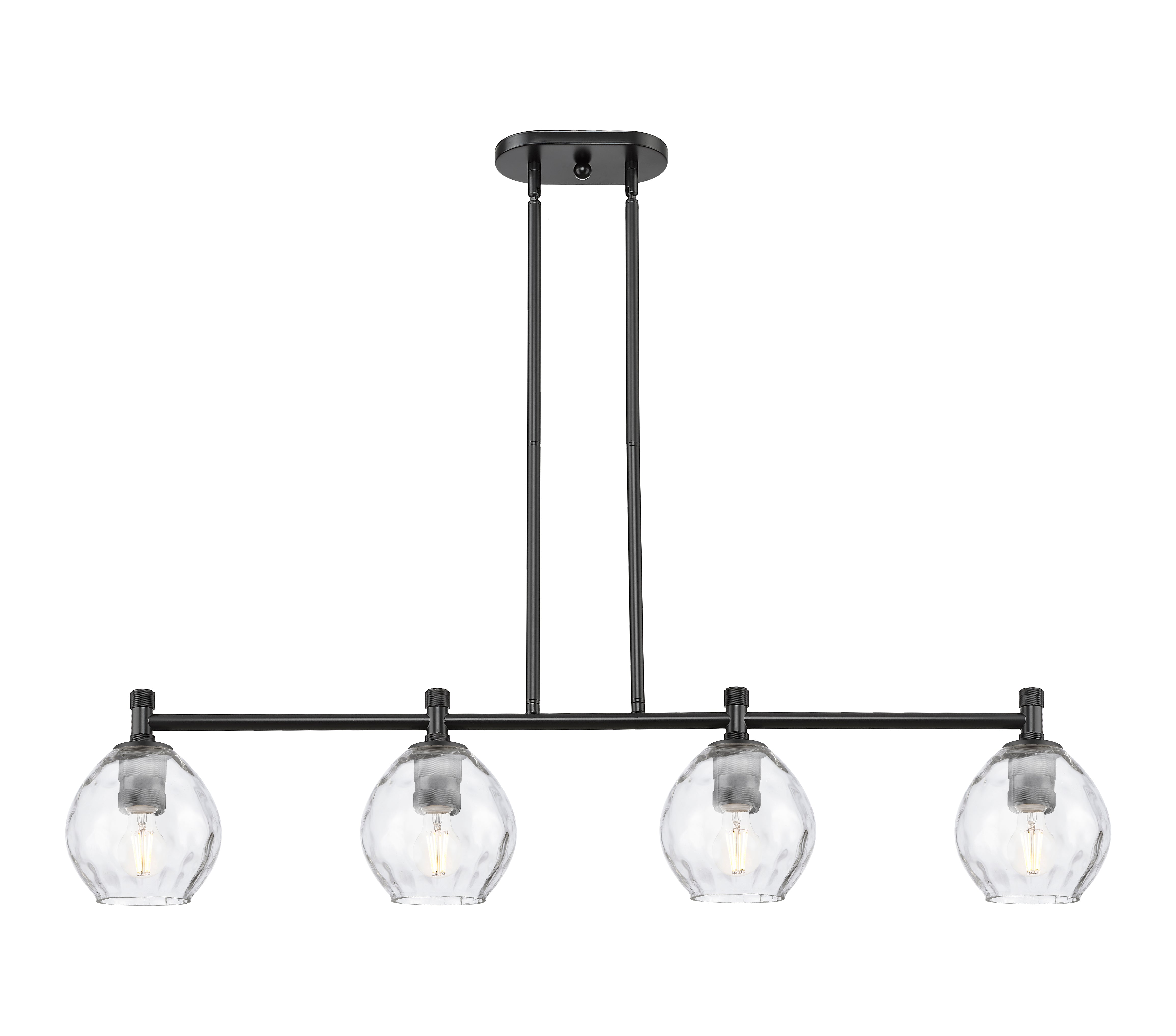 Downtown Urban Island Light Cast Brass
