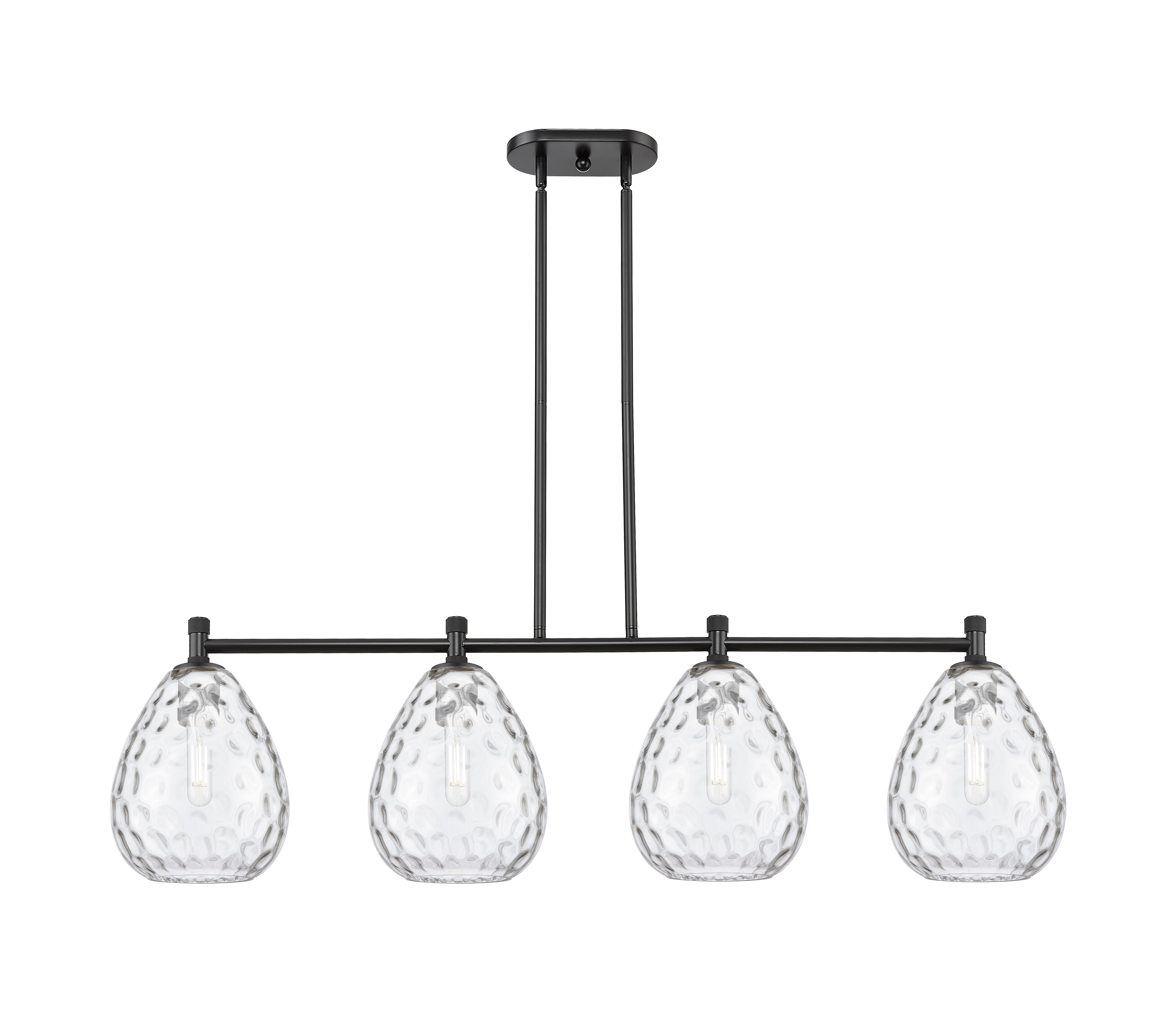 Downtown Urban Island Light Cast Brass