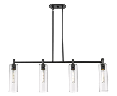 Downtown Urban Island Light Brass Finish