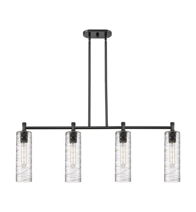Downtown Urban Island Light Brass Finish