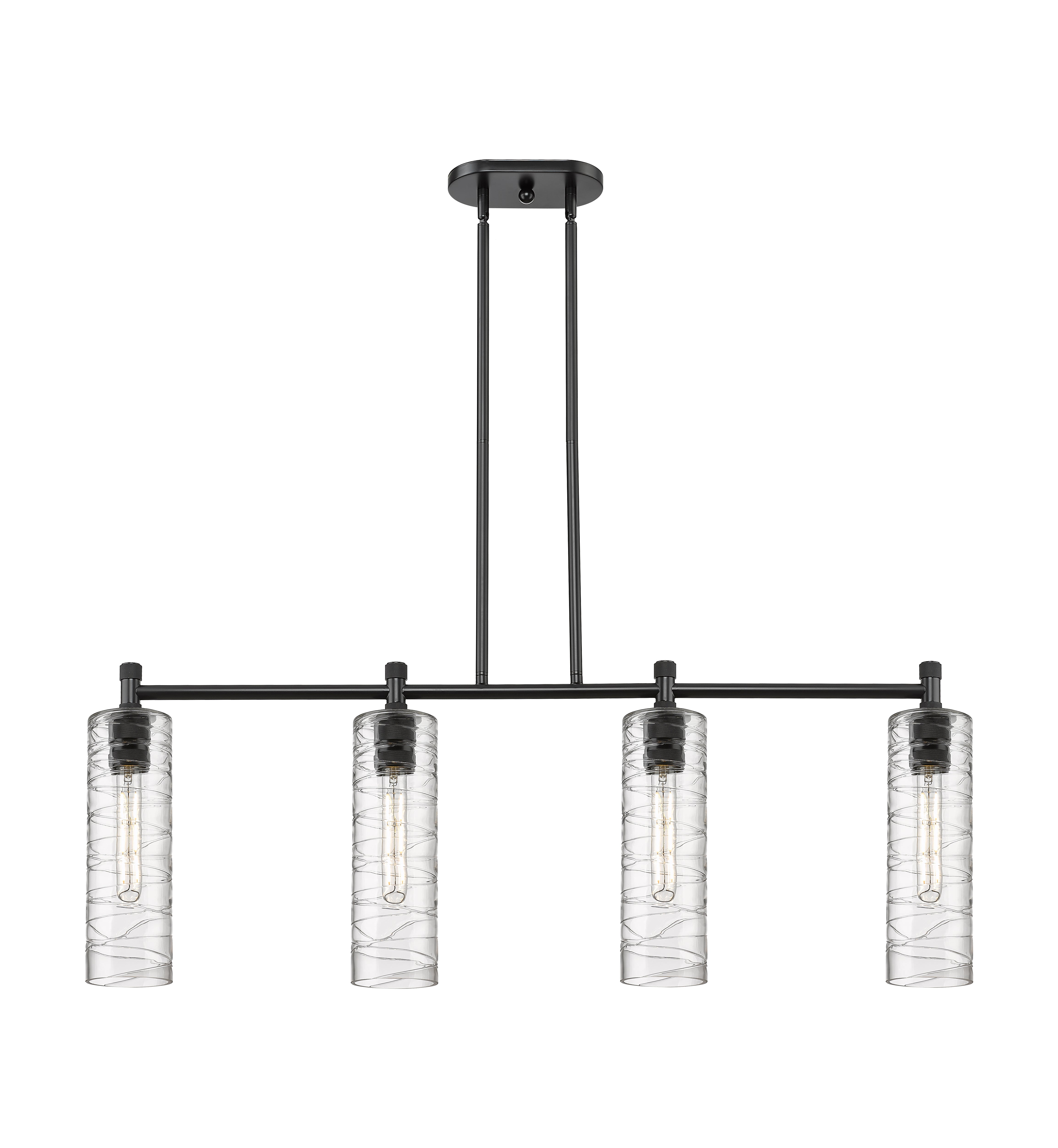 Downtown Urban Island Light Brass Finish