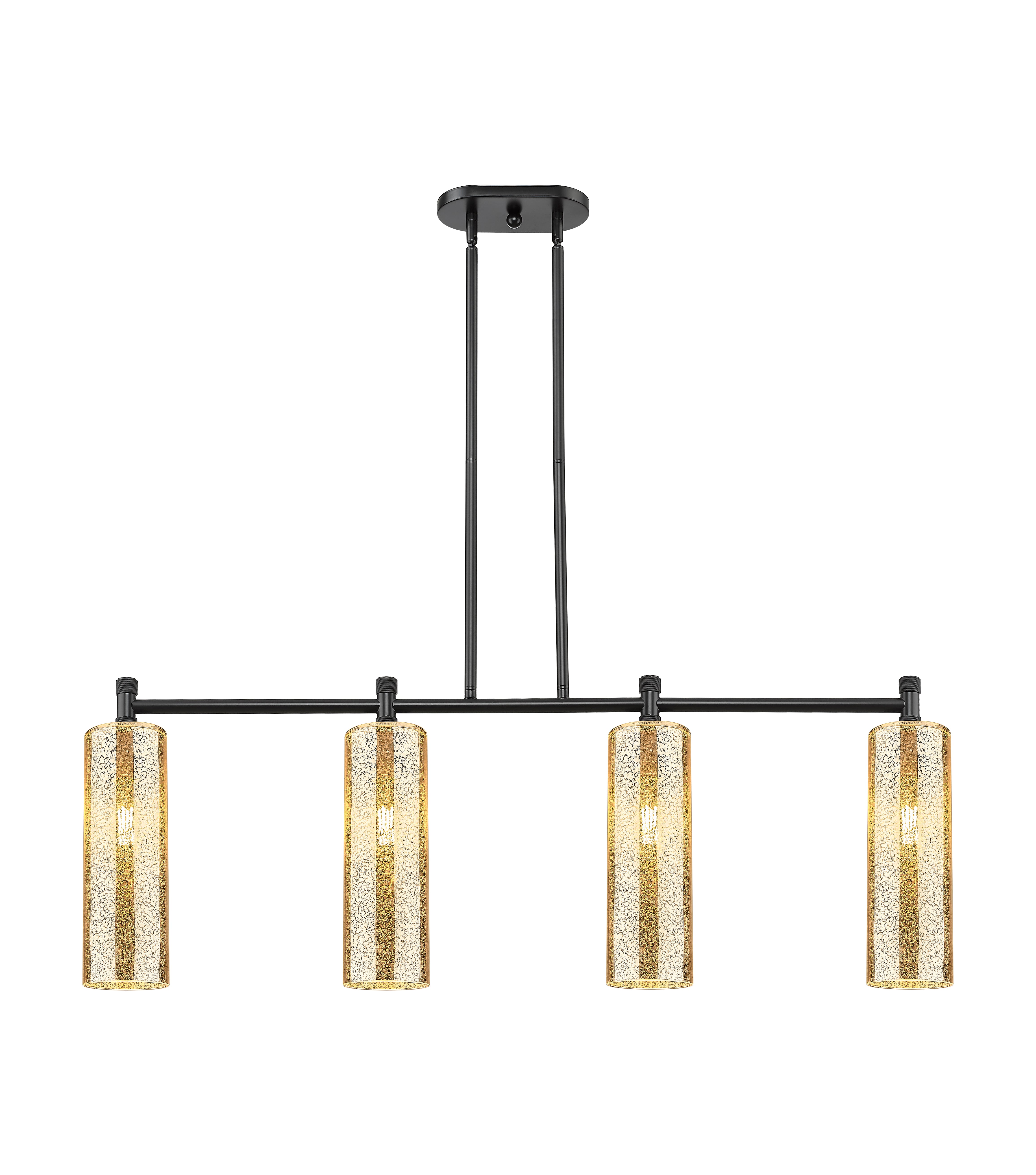 Downtown Urban Island Light Brass Finish