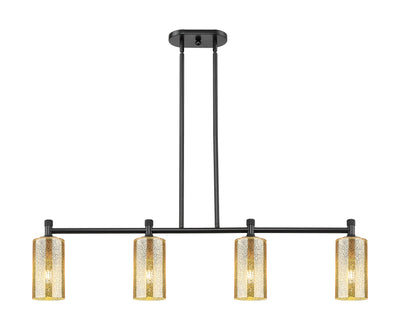 Downtown Urban Island Light Cast Brass