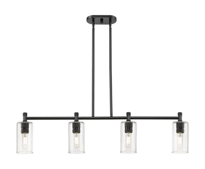 Downtown Urban Island Light Cast Brass