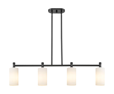 Downtown Urban Island Light Cast Brass