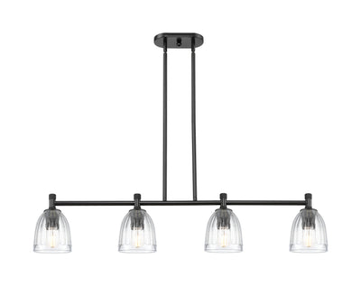 Downtown Urban Island Light Cast Brass Steel