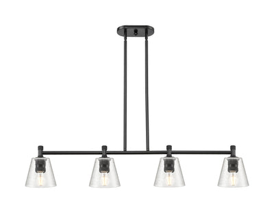 Downtown Urban Island Light Cast Brass Finish
