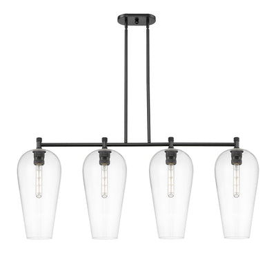 Downtown Urban Island Light Cast Brass