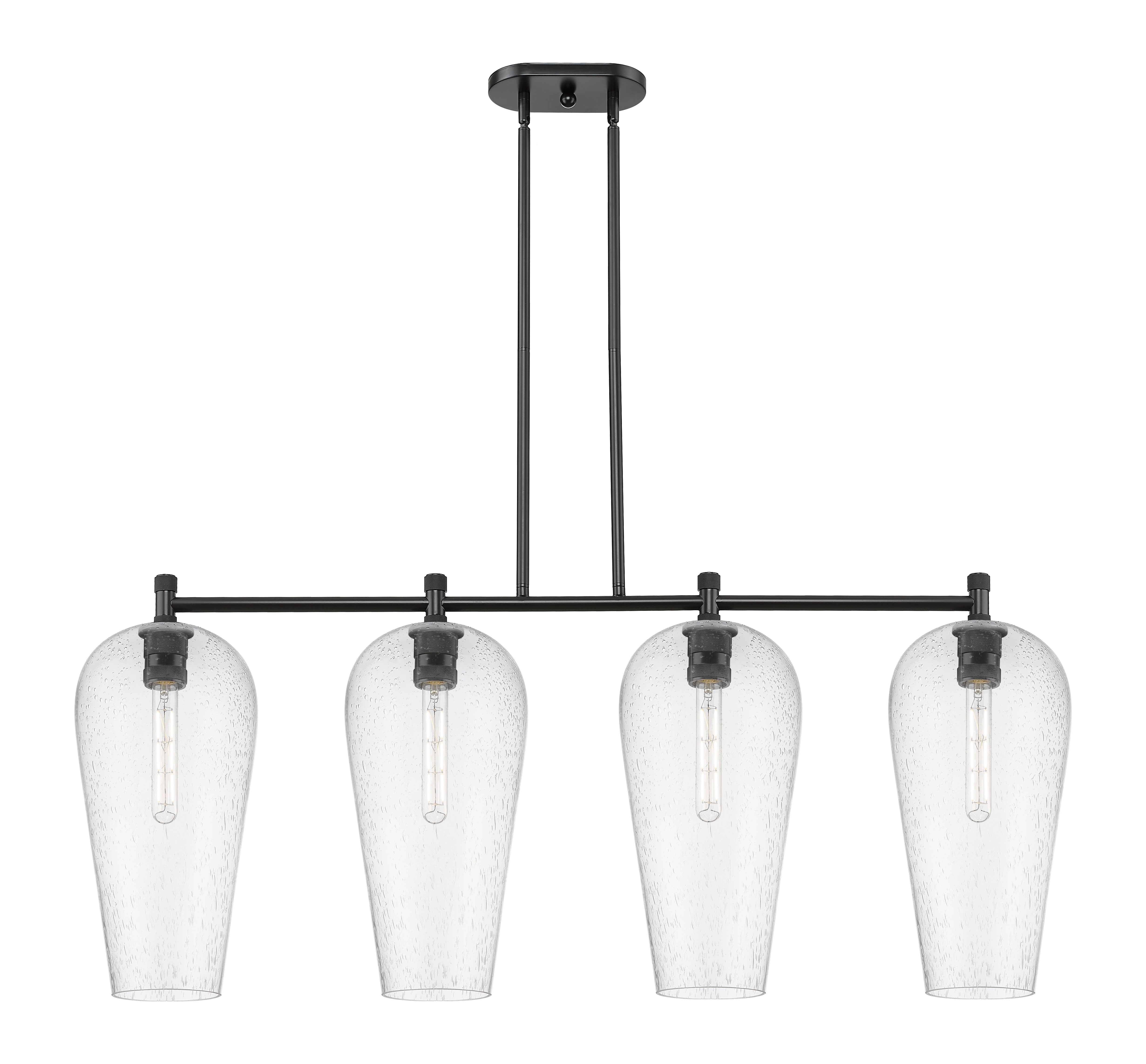 Downtown Urban Island Light Cast Brass