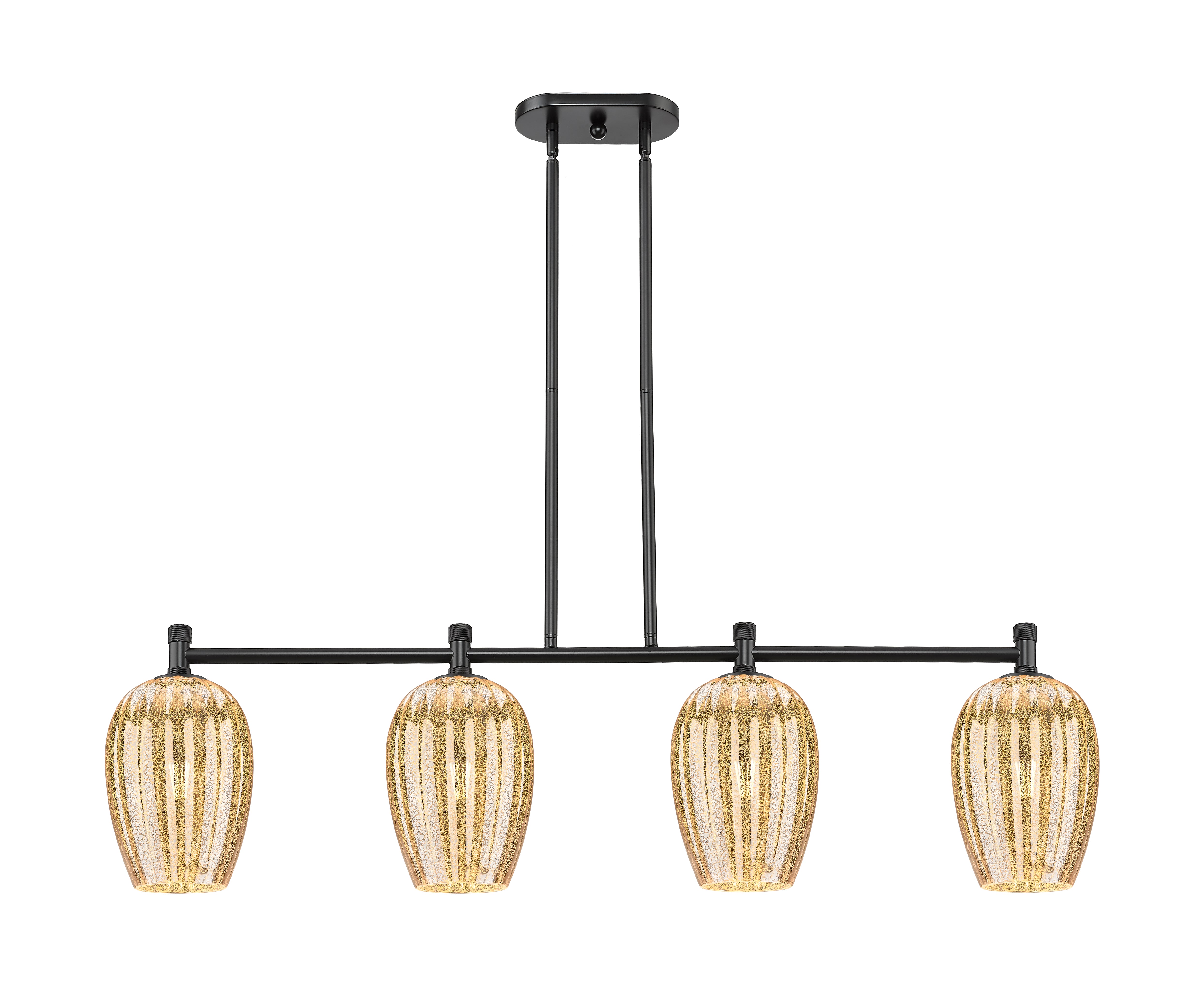 Downtown Urban Island Light Cast Brass