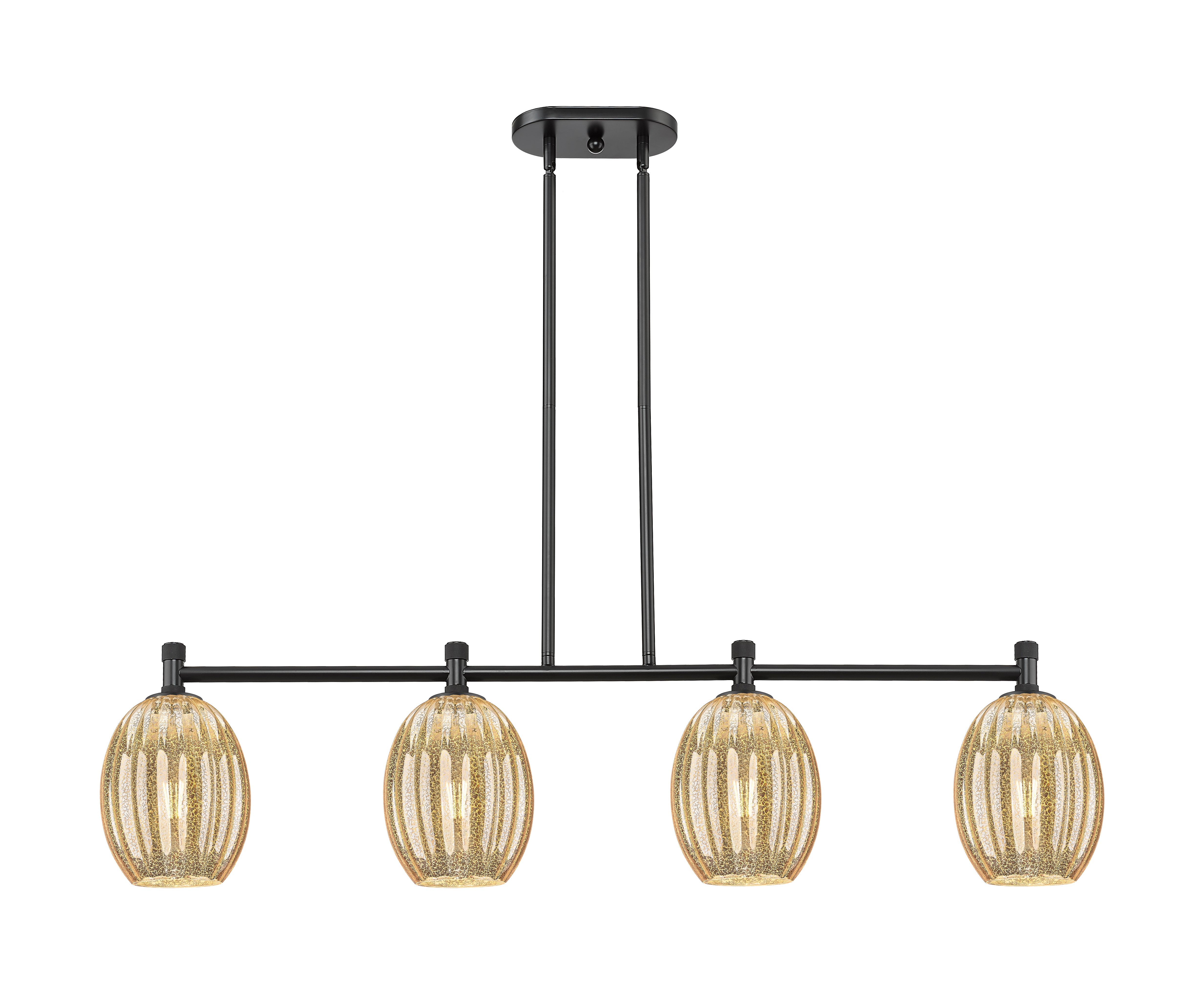 Downtown Urban Island Light Cast Brass