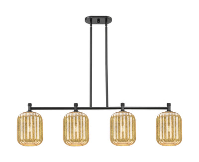 Downtown Urban Island Light Cast Brass