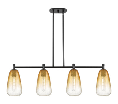 Downtown Urban Island Light Cast Brass