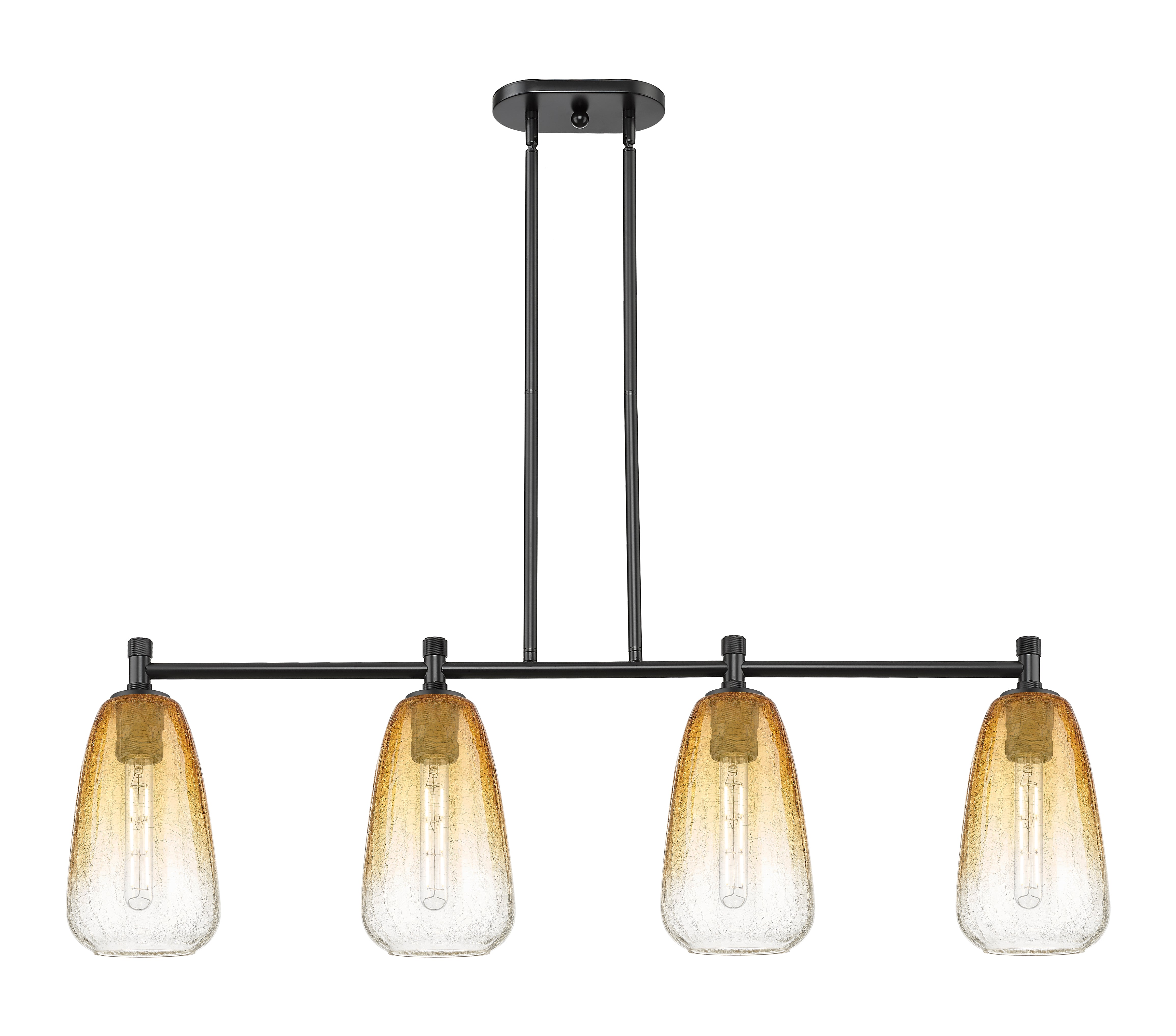 Downtown Urban Island Light Cast Brass
