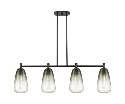Downtown Urban Island Light Cast Brass