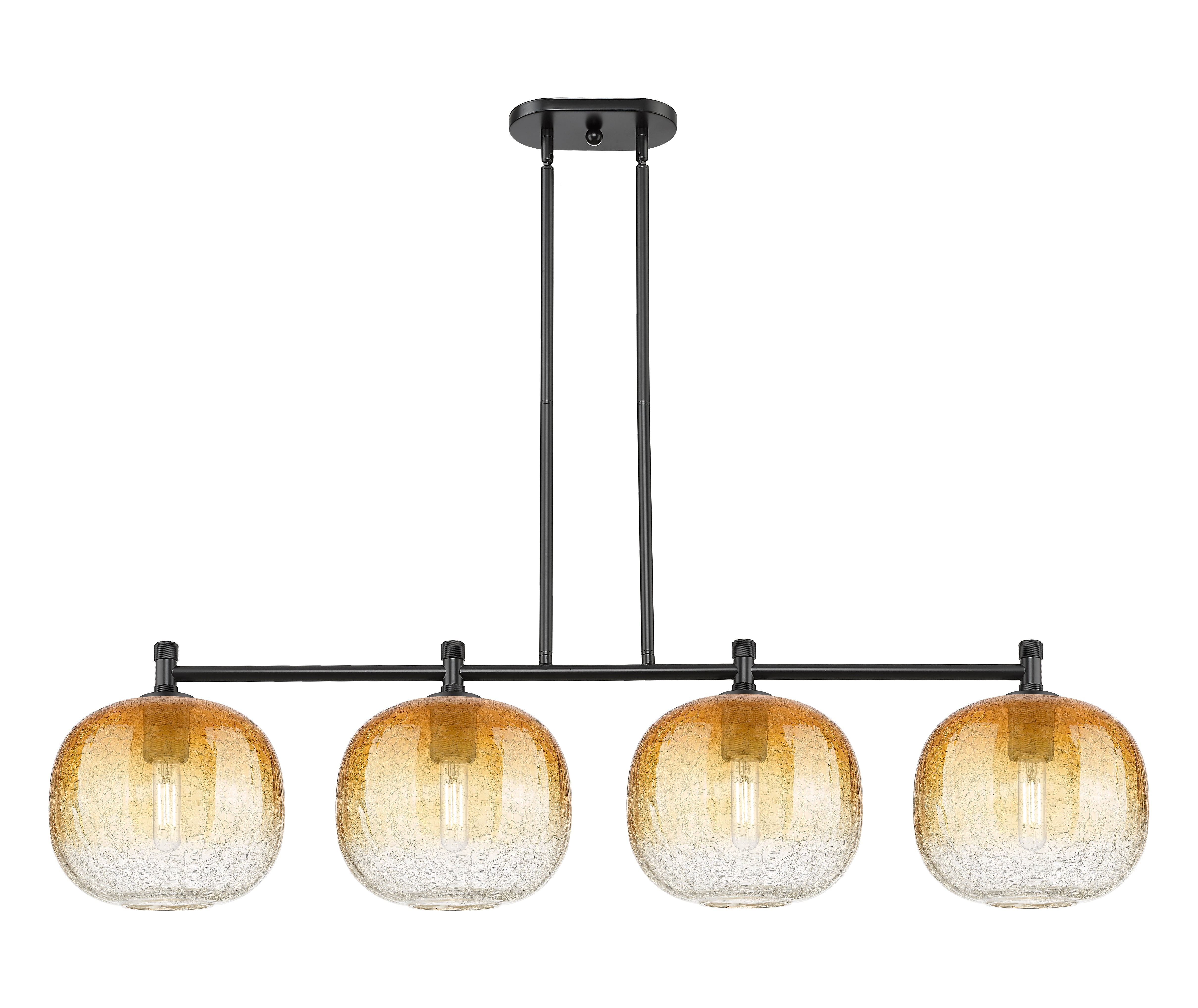 Downtown Urban Island Light Cast Brass