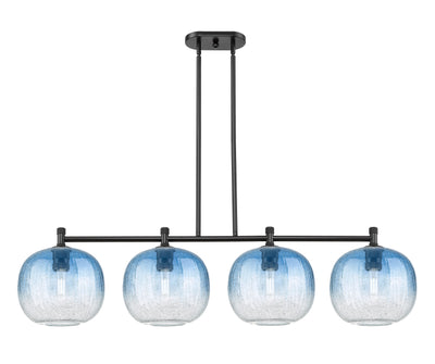 Downtown Urban Island Light Cast Brass