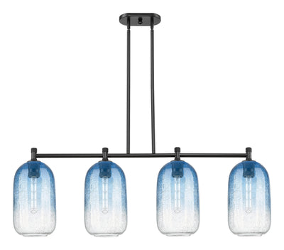 Downtown Urban Island Light Cast Brass Steel