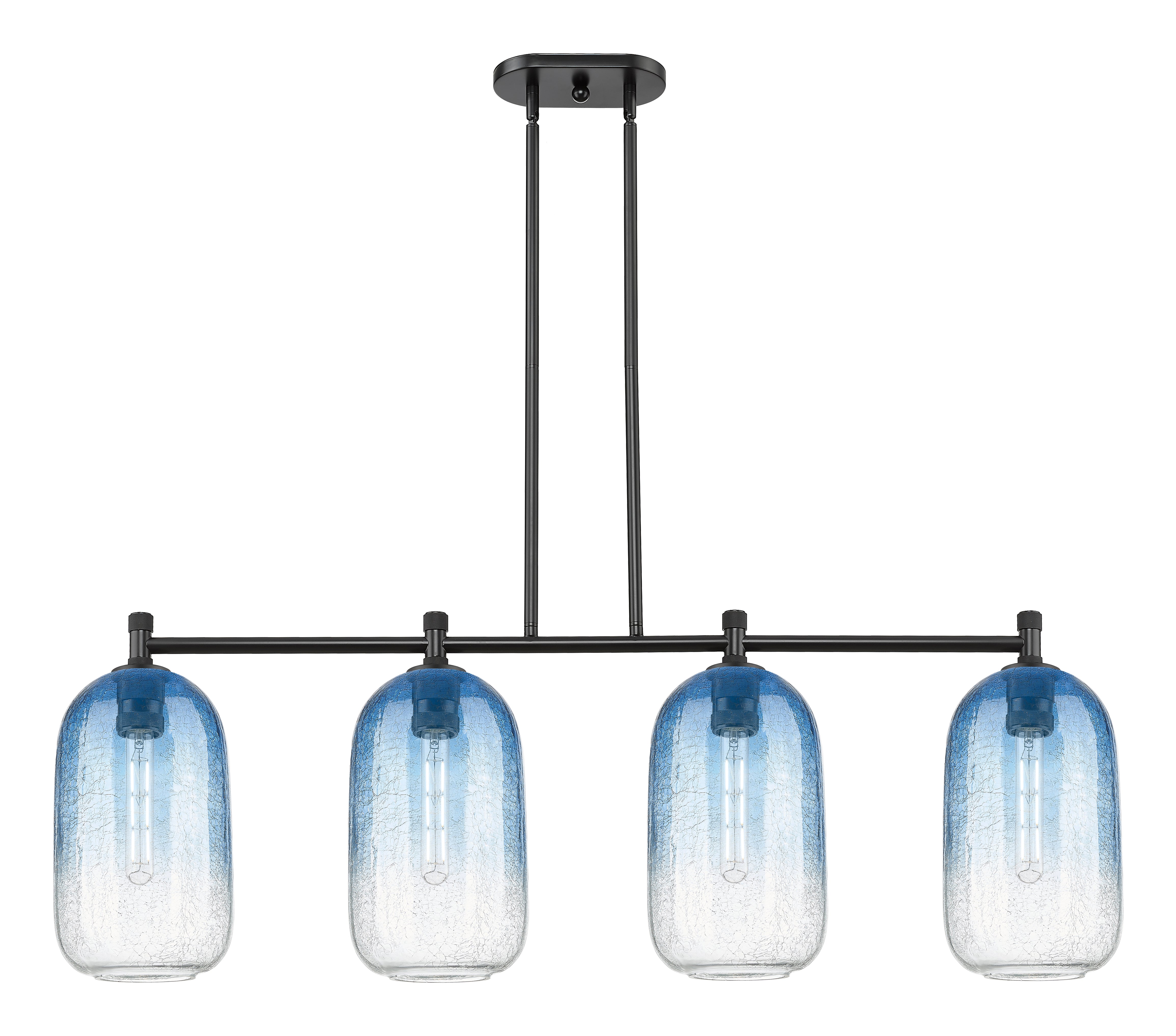 Downtown Urban Island Light Cast Brass Steel