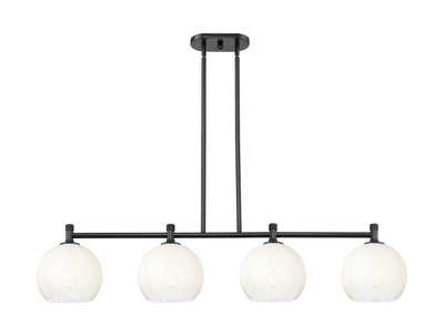 Downtown Urban Island Light Cast Brass