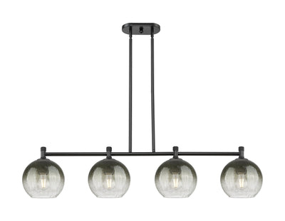 Downtown Urban Island Light Cast Brass