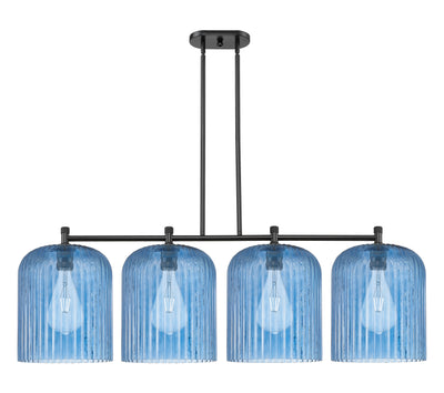 Downtown Urban Island Light Cast Brass Finish