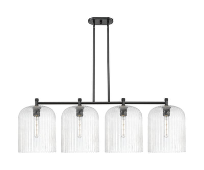 Downtown Urban Island Light Cast Brass Finish