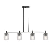 Crown Point 44-Inch 4-Light Stem-Hung Island Light Bell Shade 8.875-Inch High