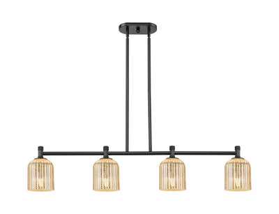Downtown Urban Island Light Cast Brass Steel