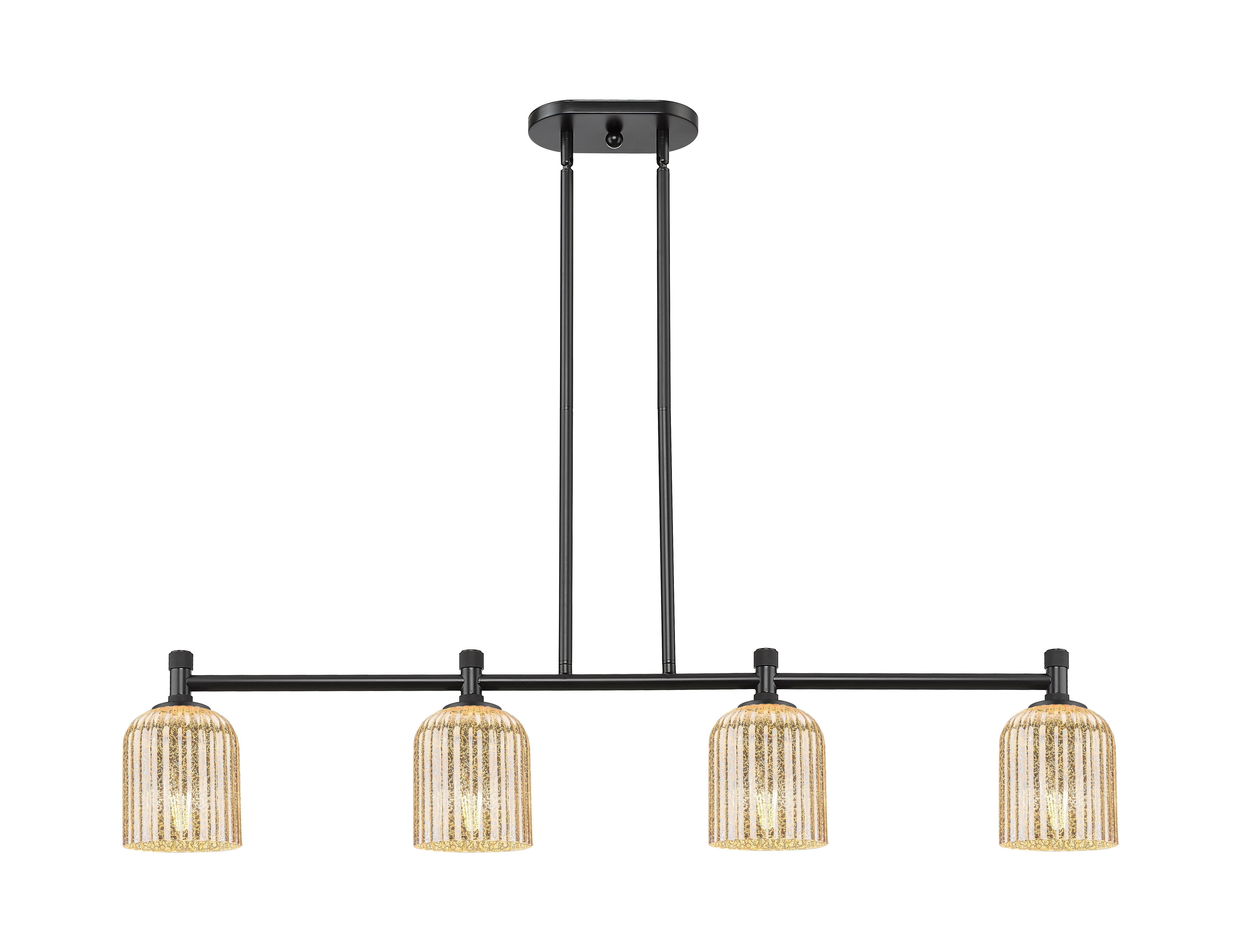 Downtown Urban Island Light Cast Brass Steel