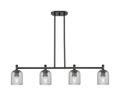 Downtown Urban Island Light Cast Brass Steel