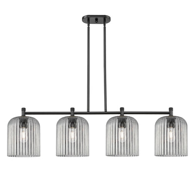 Downtown Urban Island Light Brass Glass