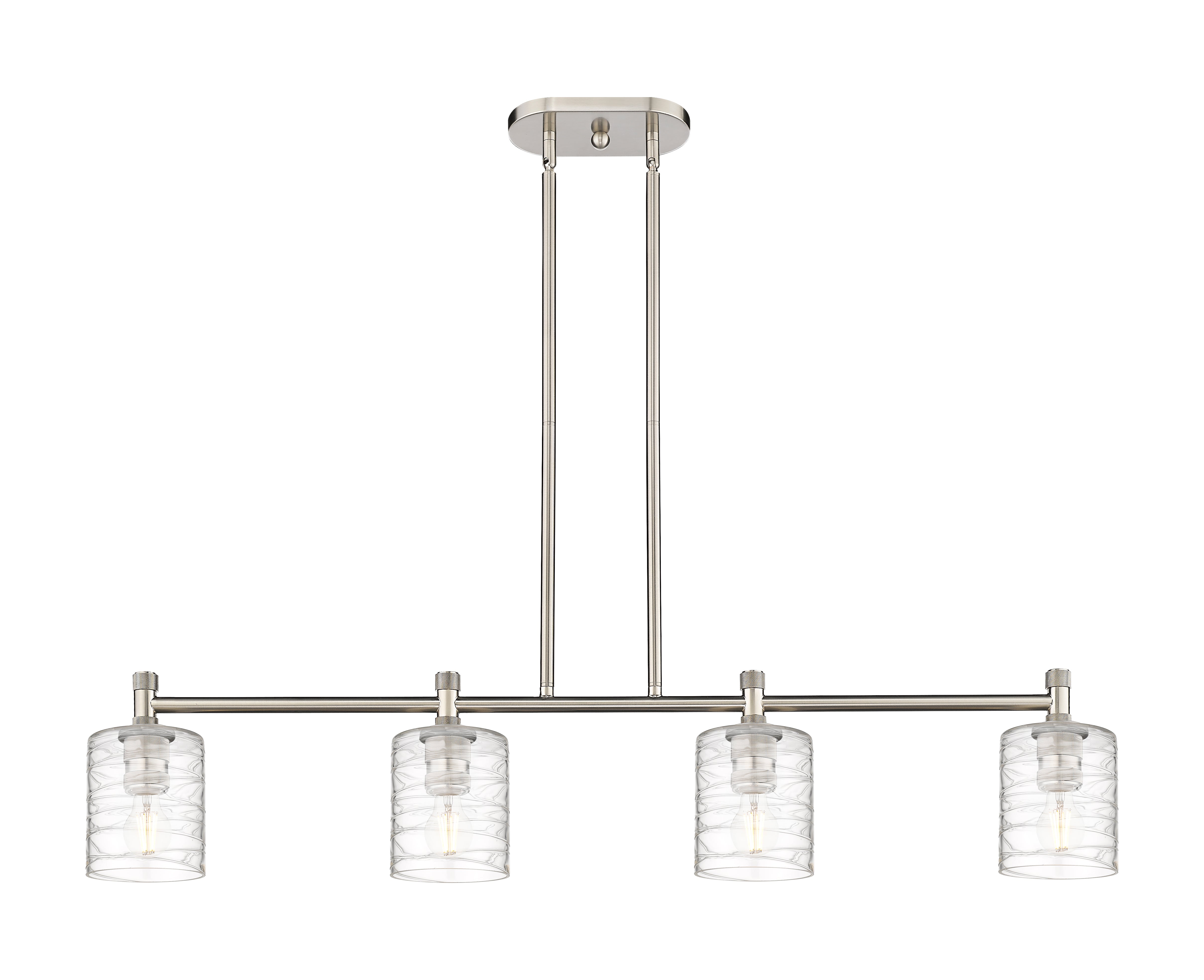 Downtown Urban Island Light Cast Brass