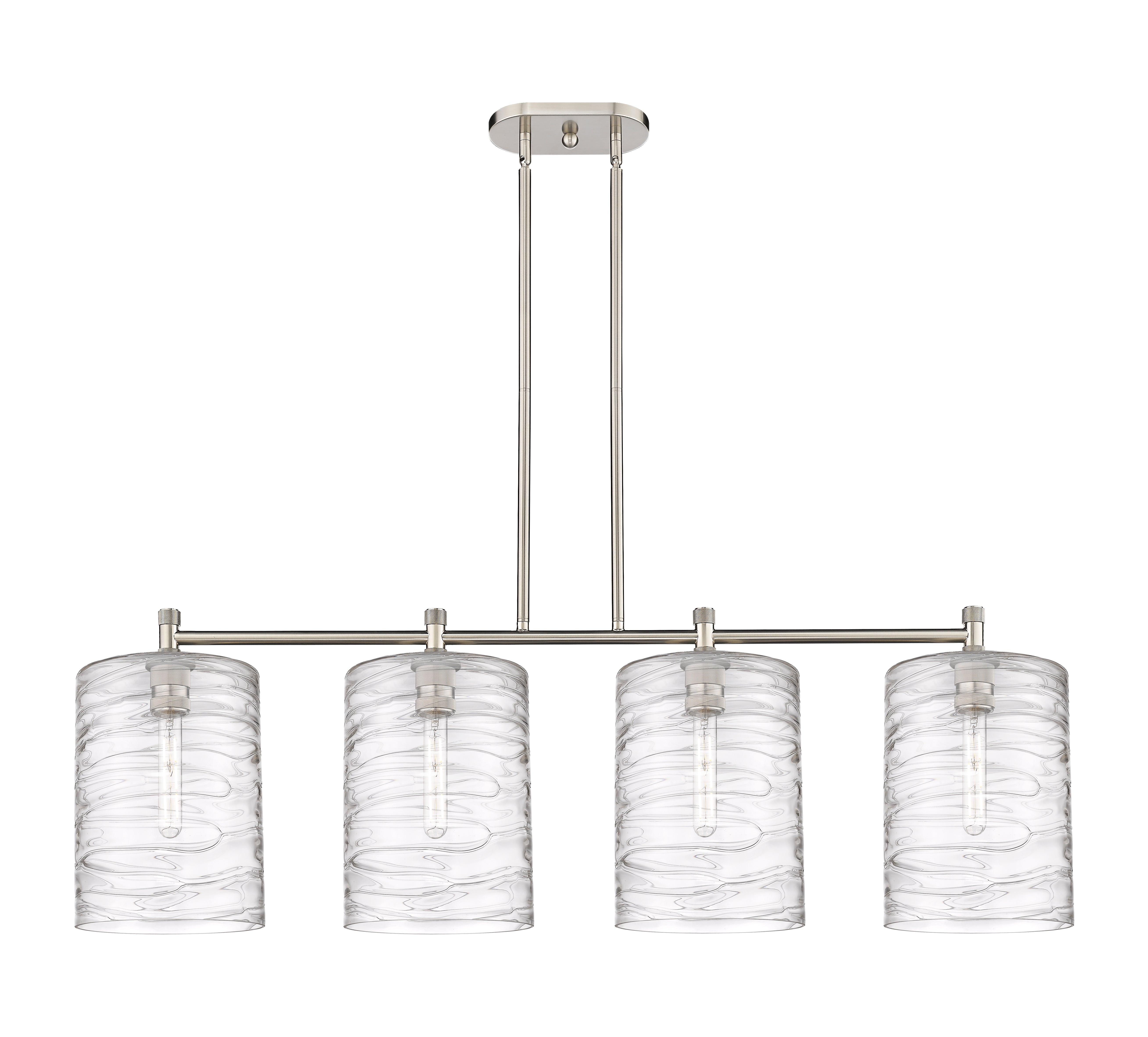 Downtown Urban Island Light Cast Brass